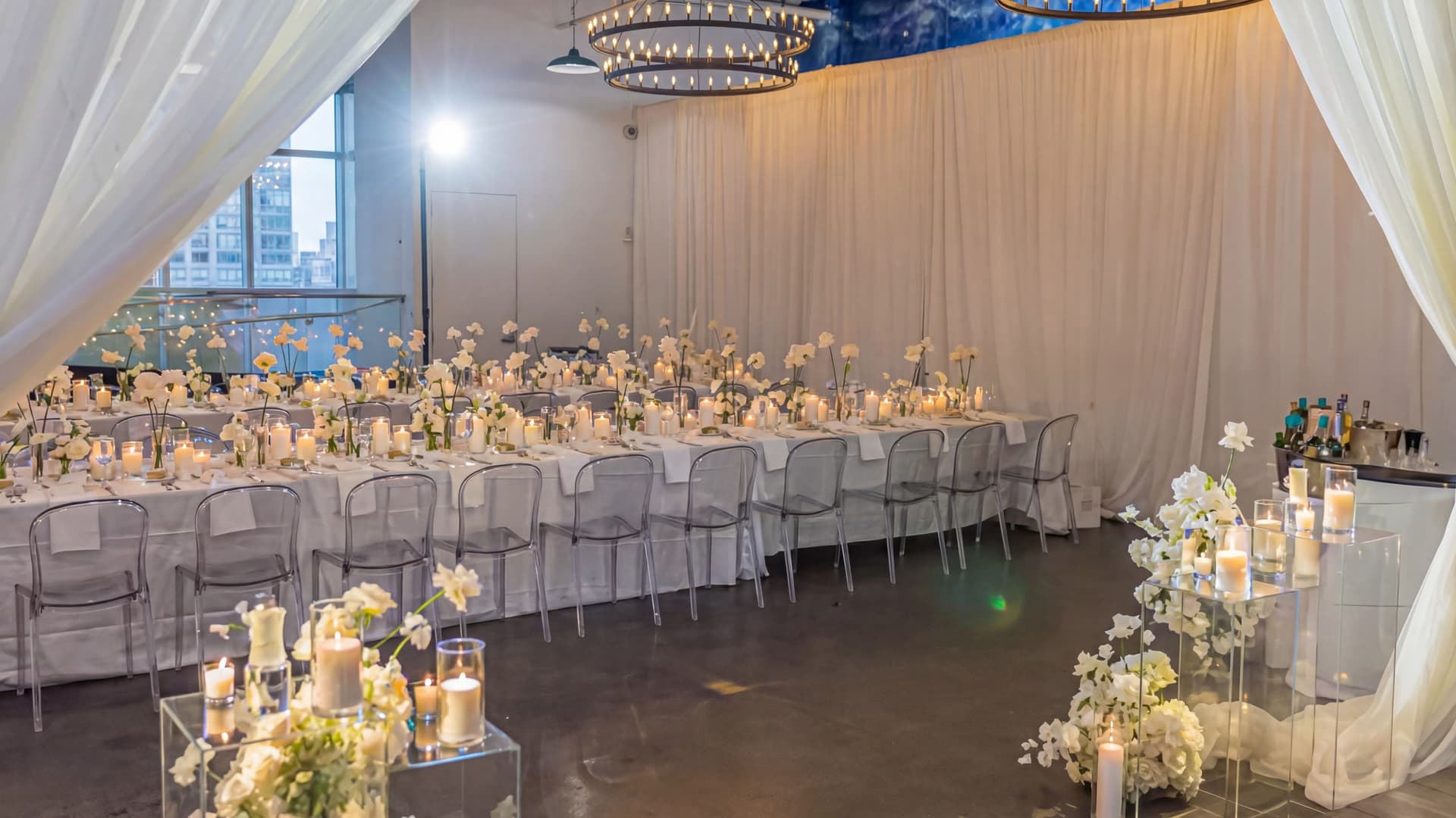 Evening event at FiDi Mezzanine Manhattan venue