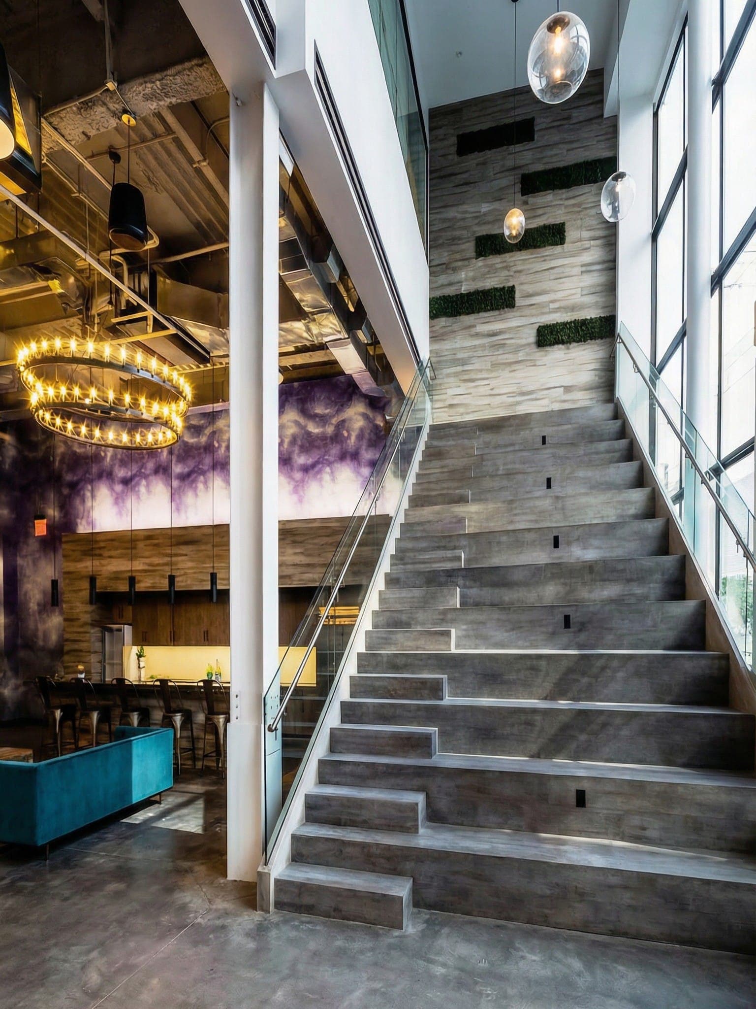 Cocktail reception venue FiDi Mezzanine NYC