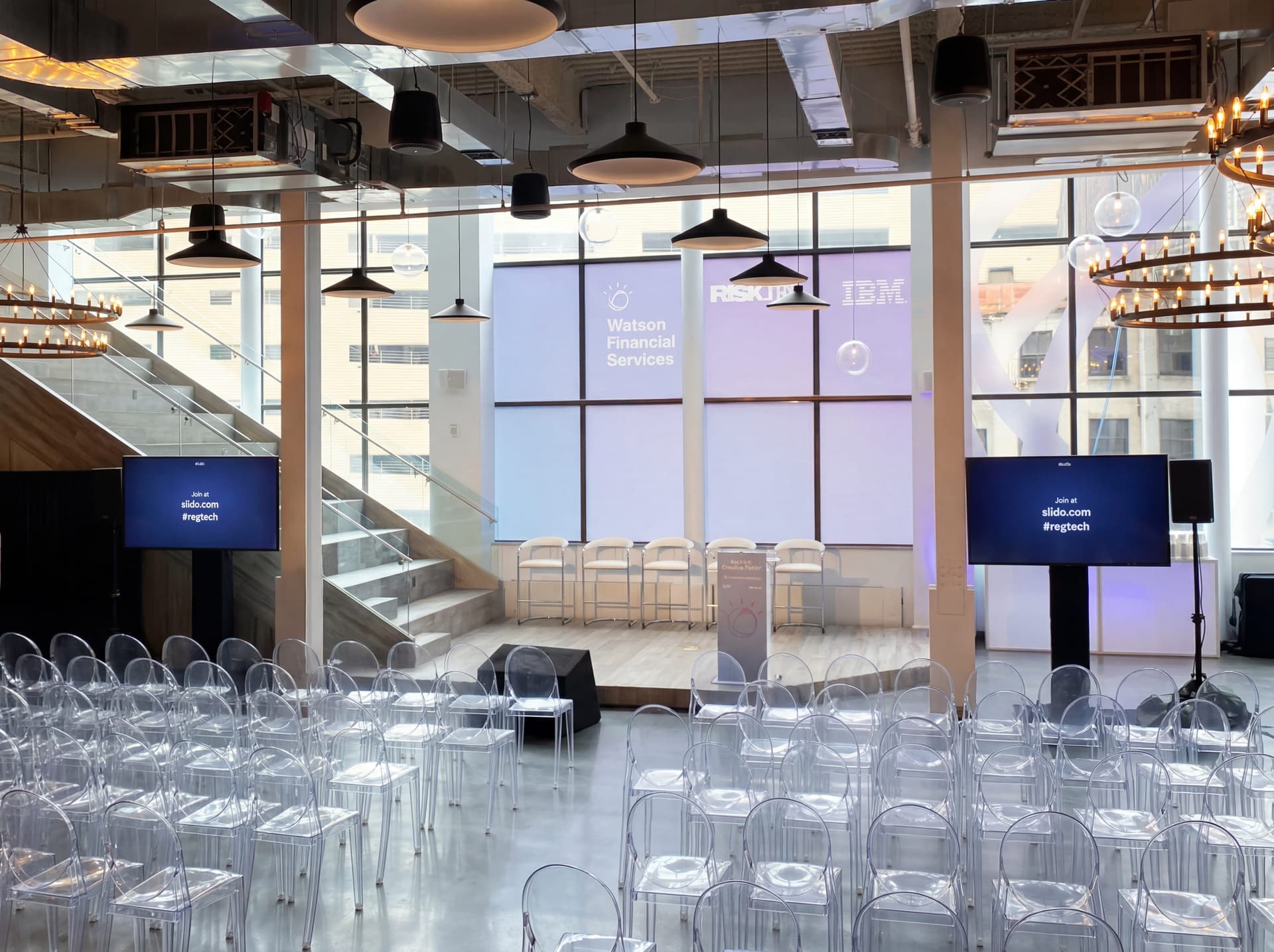 FiDi Mezzanine event venue 55 Broadway Manhattan NYC