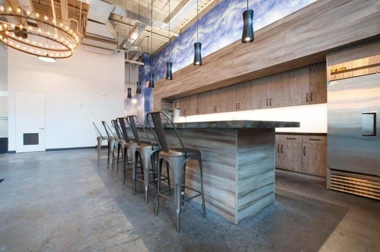 Main Bar event space at FiDi Mezzanine, 55 Broadway Manhattan NYC